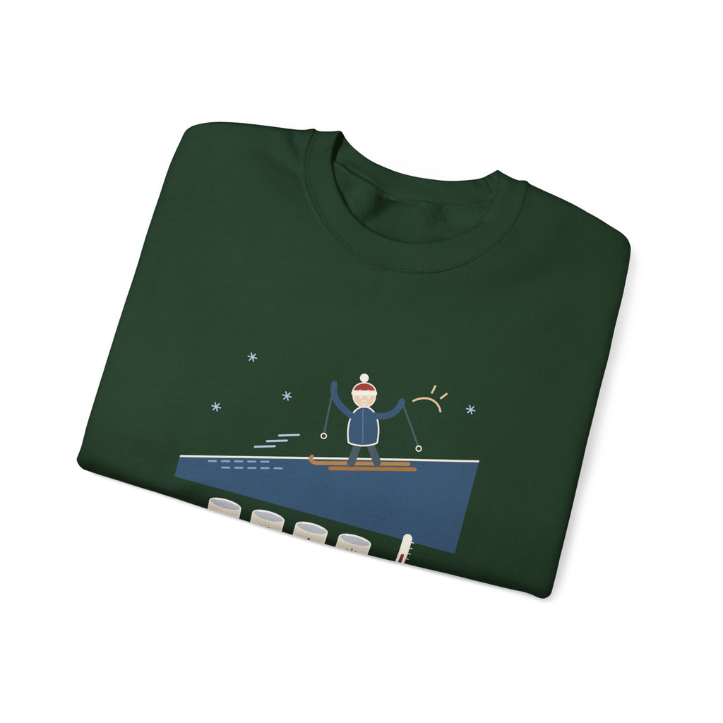 Cross-Country Ski Crewneck Sweatshirt - I Guessed the Wax Wrong. Nordic Skier Apres Gift