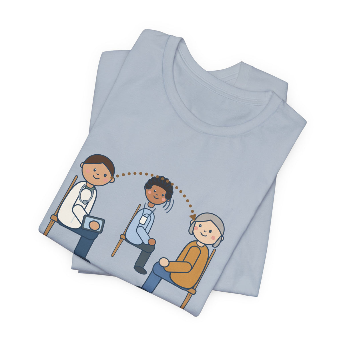 Medical Interpreter T-Shirt - Look at the Patient. I'm Just the Voice. Interpreter Tee