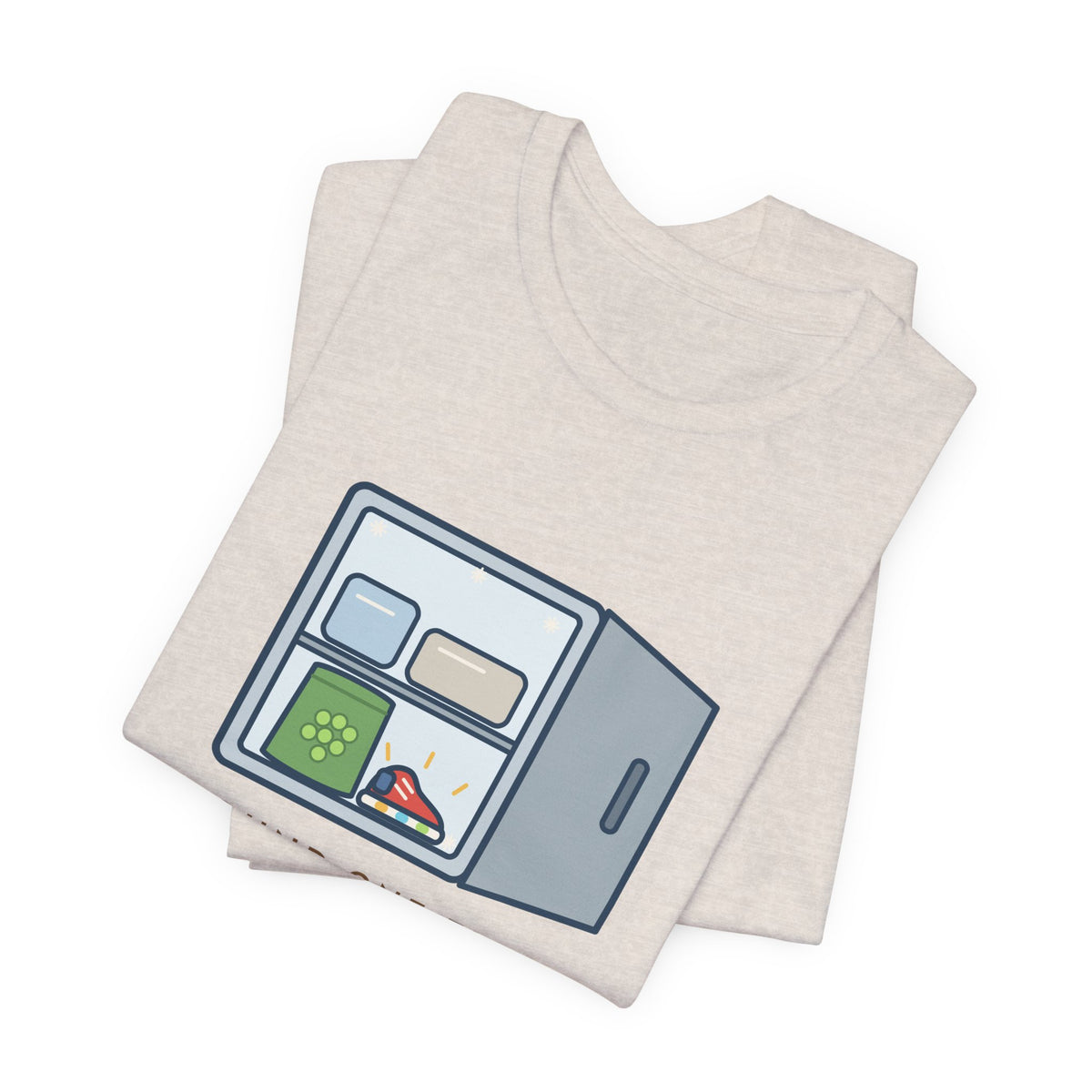 Funny Toddler Parent T-Shirt - Found One Tiny Shoe in the Freezer, Next to the Peas