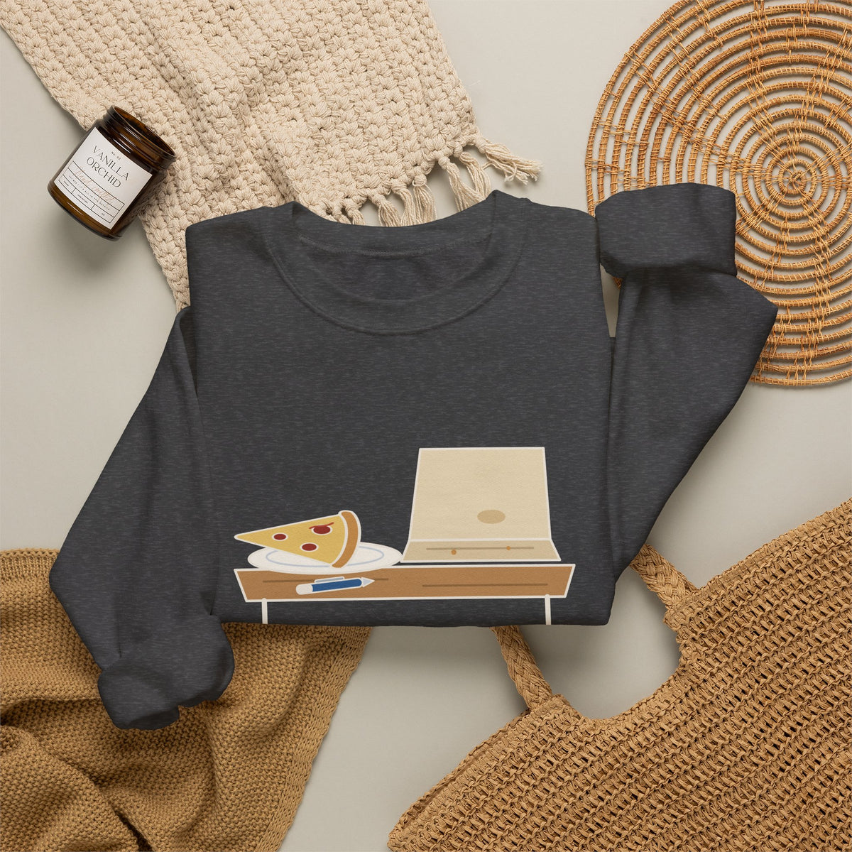 Nurses Week Crewneck Sweatshirt - Nurses Week Swag: One Pen, One Cold Slice.
