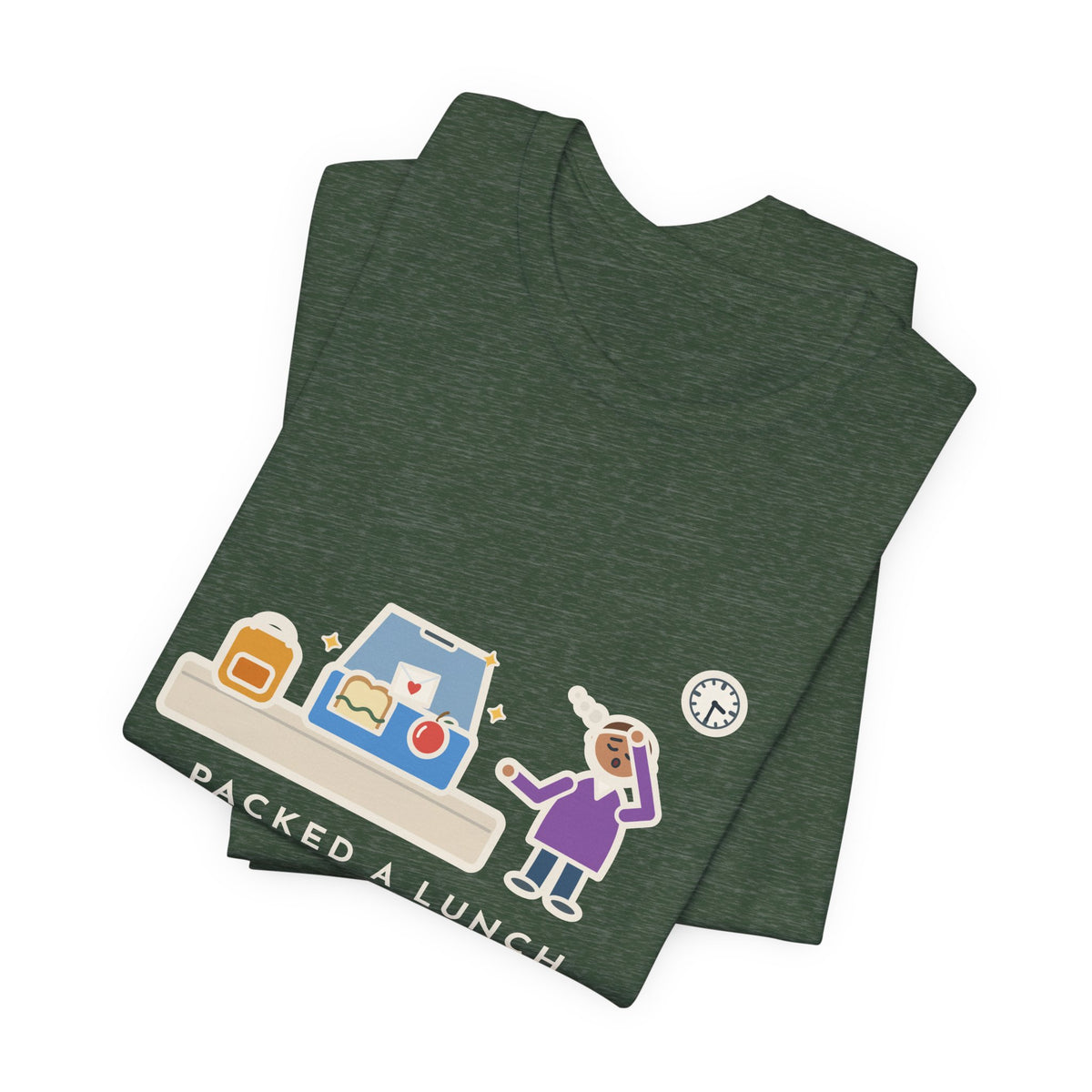 Funny School Lunch T-Shirt, Packed a Lunch with a Sweet Note, Both Came Home Untouched, Lunchbox Return Tee