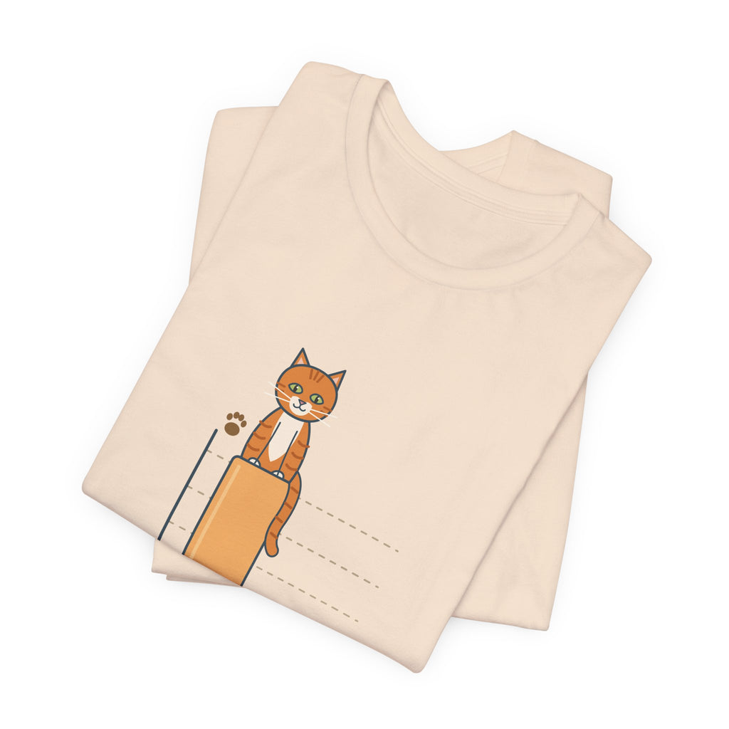 Orange Cat T-Shirt - Statistically, I'm a Boy. Funny Ginger Cat Owner Tee