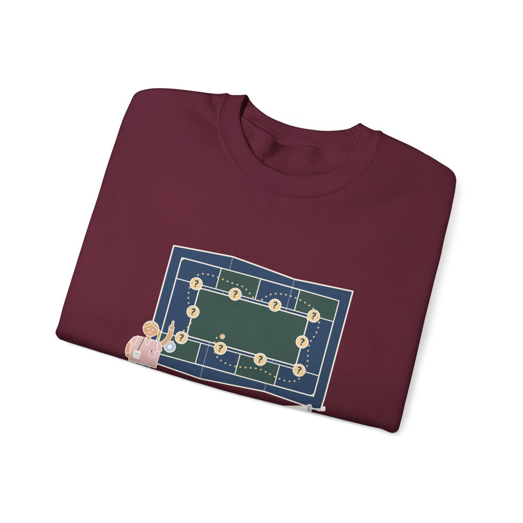 Float Pool Nurse Crewneck Sweatshirt - Where Does This Unit Keep the Flushes?