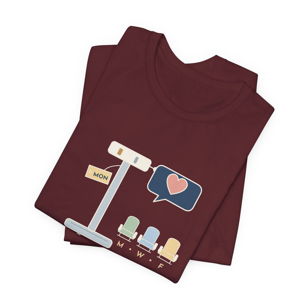 Dialysis Nurse T-Shirt - Monday Weigh-In. Tell Me About the Weekend. Tech Tee
