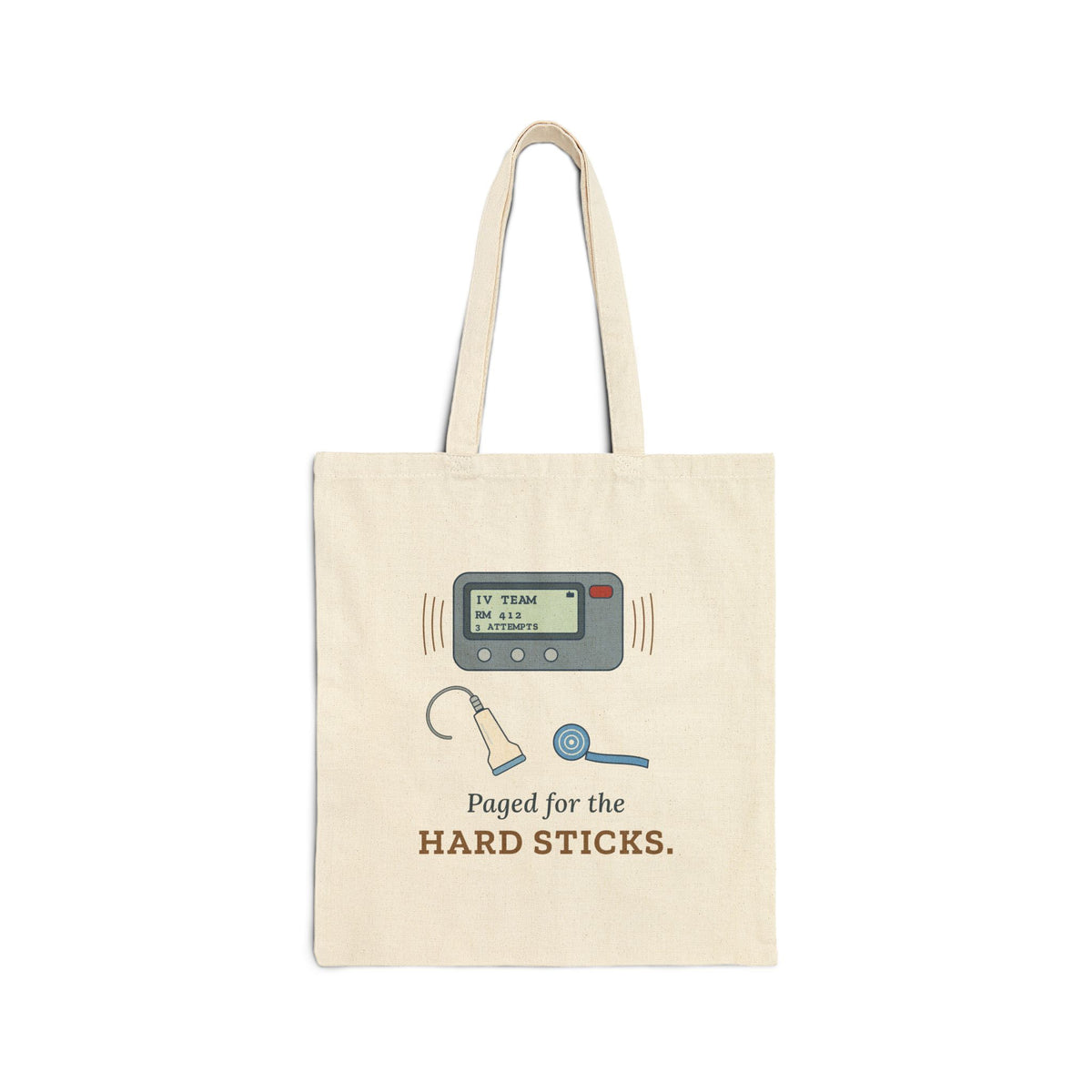 IV Team Nurse Tote Bag - Paged for the Hard Sticks Vascular Access Tote