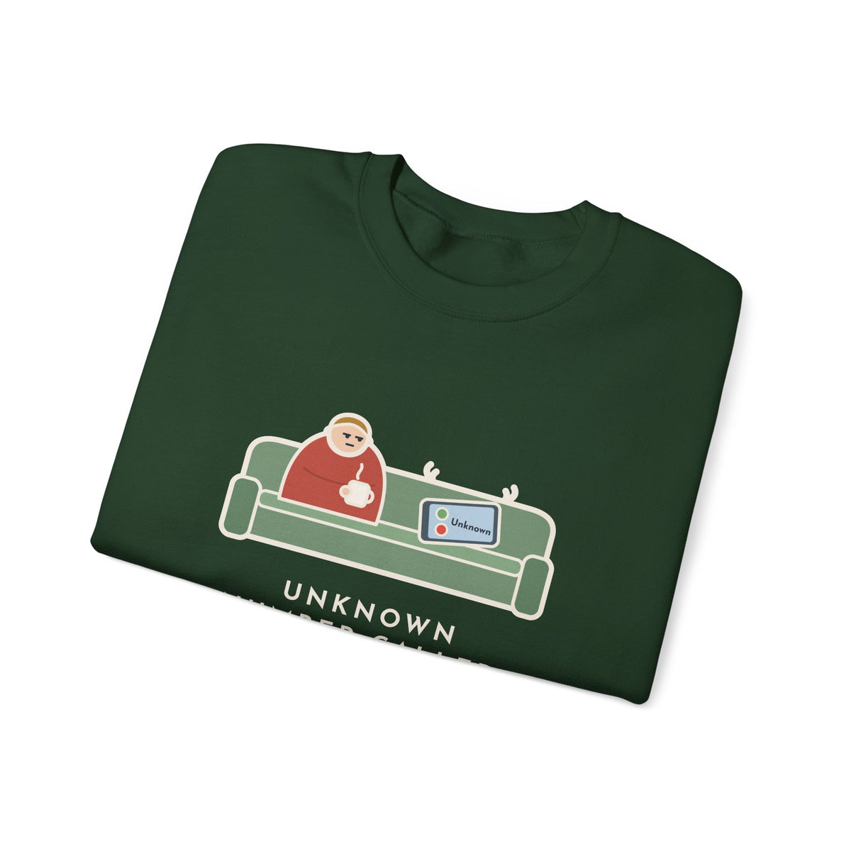 Unknown Number Sweatshirt, Let It Ring, Then Waited for the Text, Funny Couch Calm Crewneck