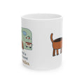 Bloodhound Coffee Mug 11oz - Followed a Hot Dog Scent for Two Miles, Bloodhound Gift
