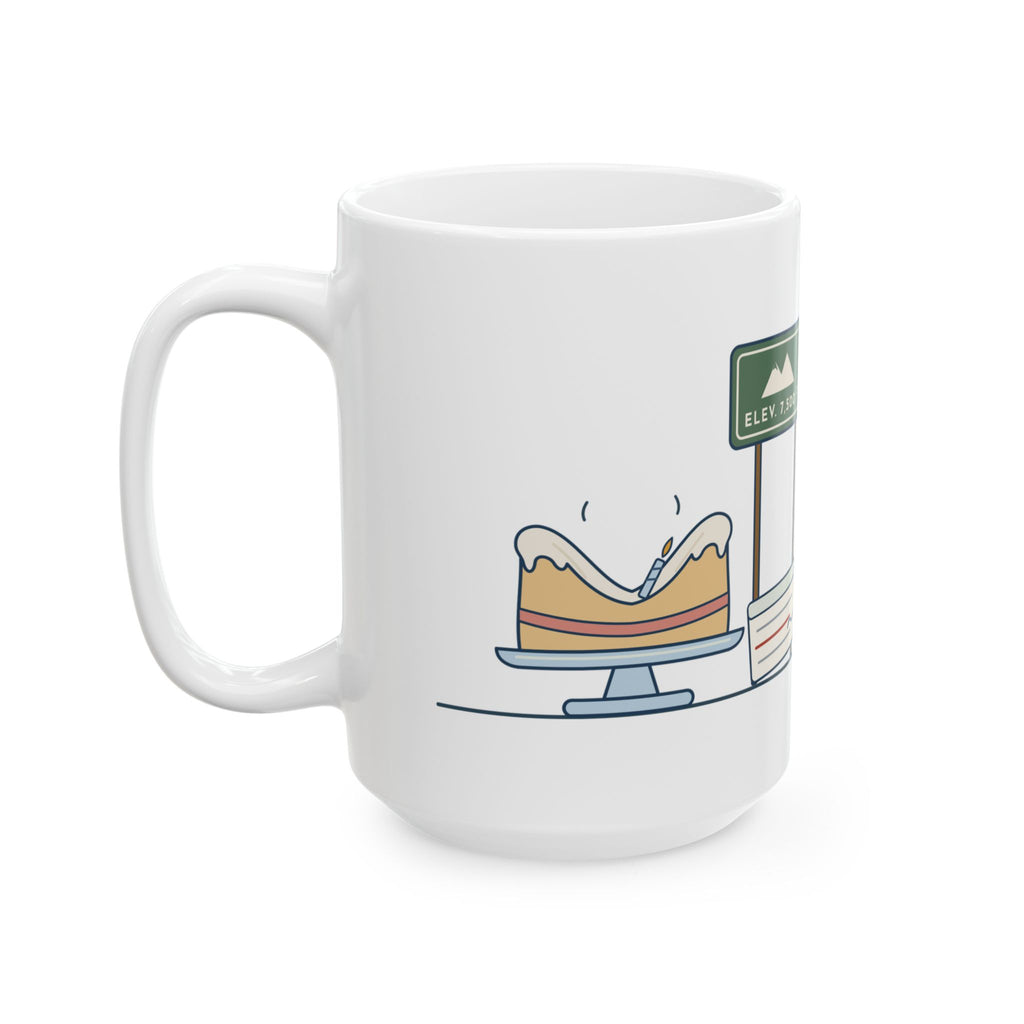 Large 15oz High-Altitude Baking Mug - Adjusted for Altitude. Still Flat.