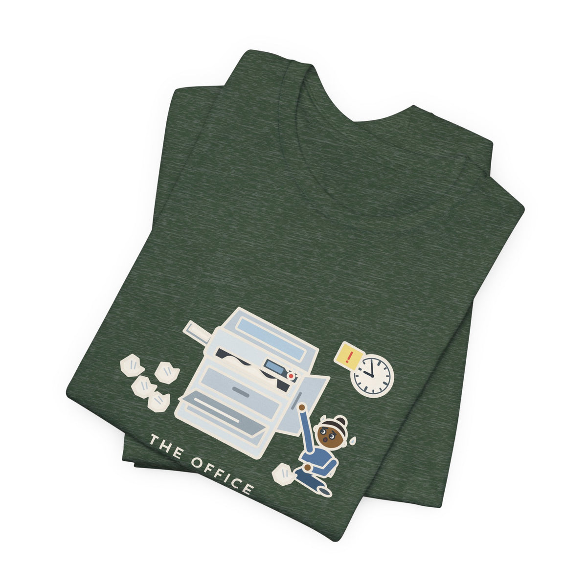Funny Office T-Shirt, The Copier Worked Fine All Month, Jammed the Morning of the Deadline, Copy Room Tee