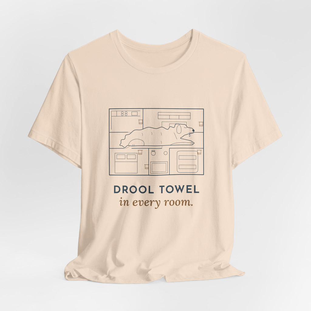 Newfoundland Dog T-Shirt - Drool Towel in Every Room Funny Newfie Owner Tee