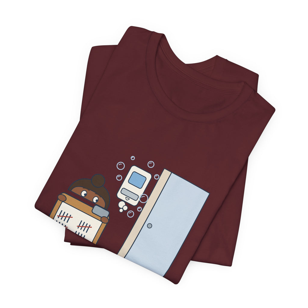 Infection Preventionist T-Shirt - Foam In. Foam Out. I'm Counting. Hand Hygiene Humor Tee