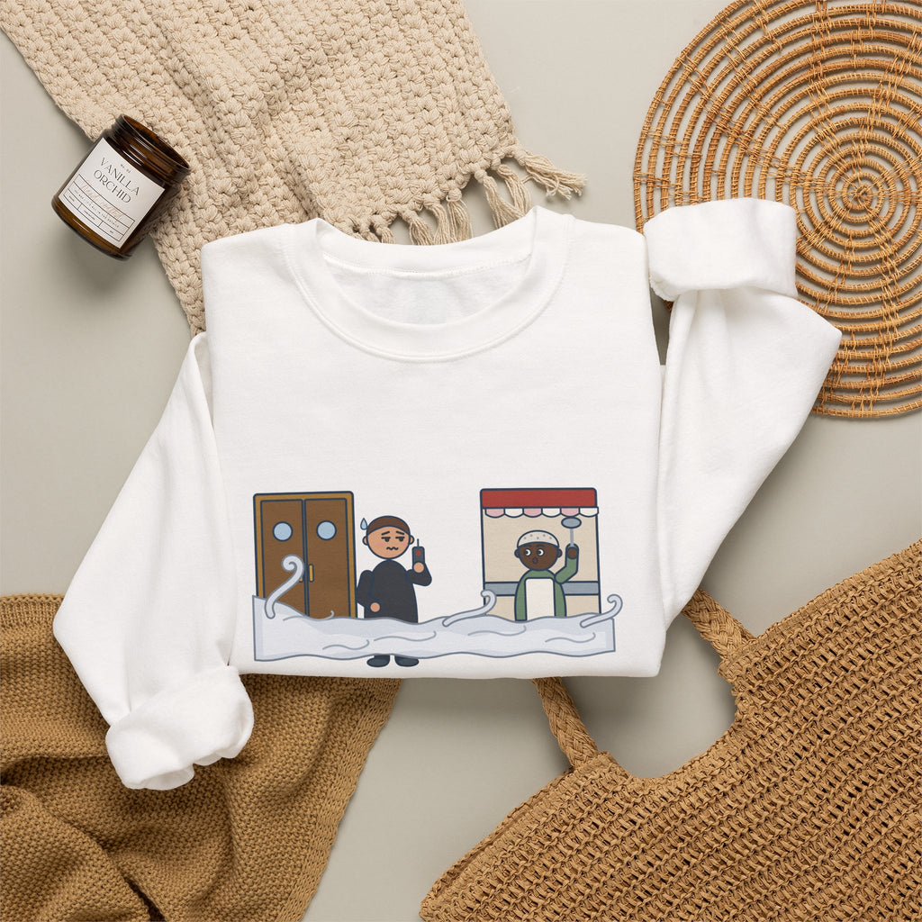 Stagecraft Teacher Crewneck Sweatshirt - Tech Rehearsal, the Fog Machine Reached the Cafeteria