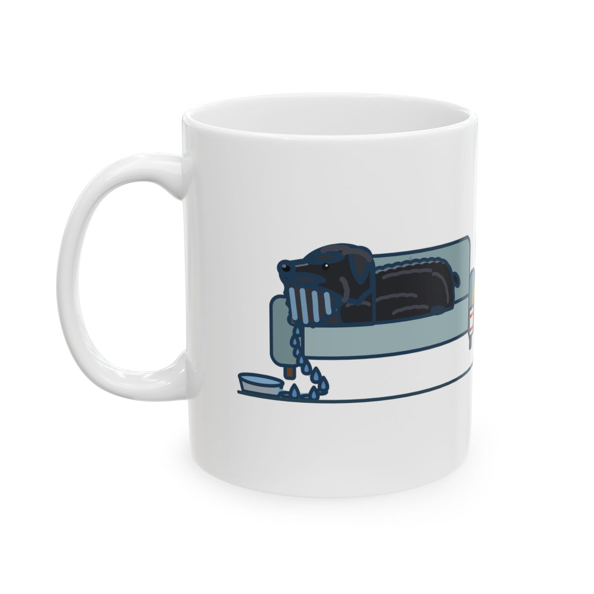 Bouvier des Flandres Coffee Mug 11oz - The Beard Dripped a Trail to the Couch
