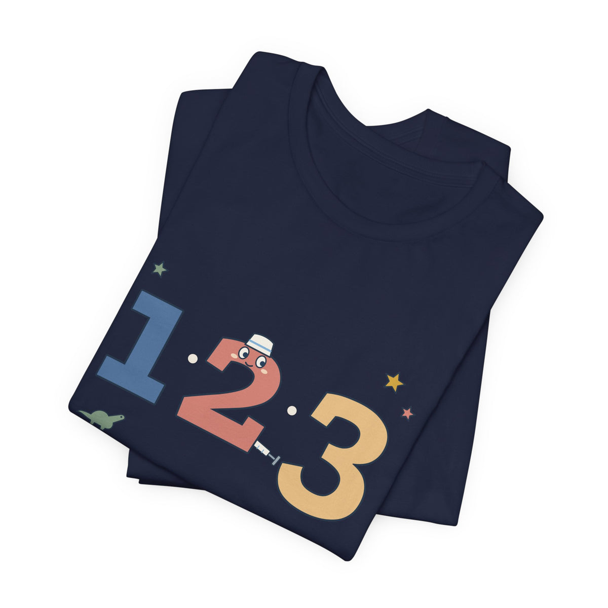 Pediatric Nurse T-Shirt - We Go on Three. I Go on Two. Funny Peds Nurse Tee