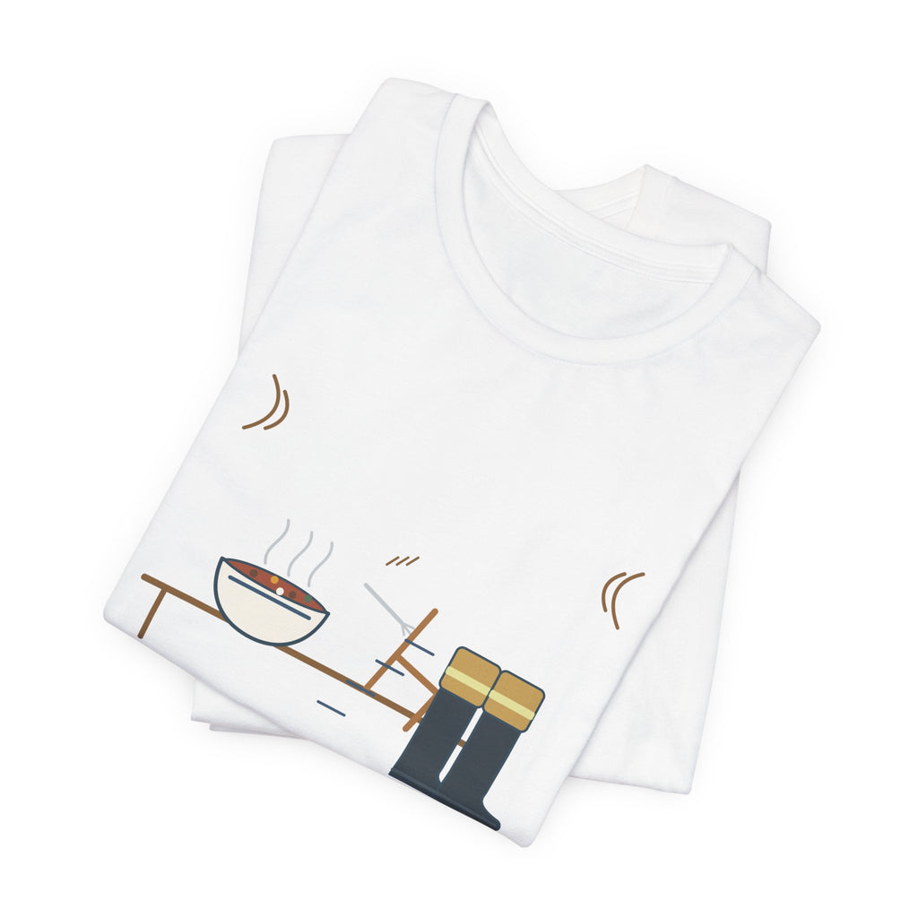 Firefighter T-Shirt - Dinner's Served. Tones Just Dropped. Funny Firehouse Tee