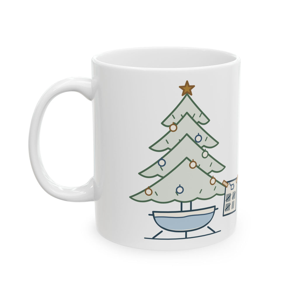 Christmas Tree Coffee Mug - The Tree Drank More Water Than I Did Funny Holiday Mug