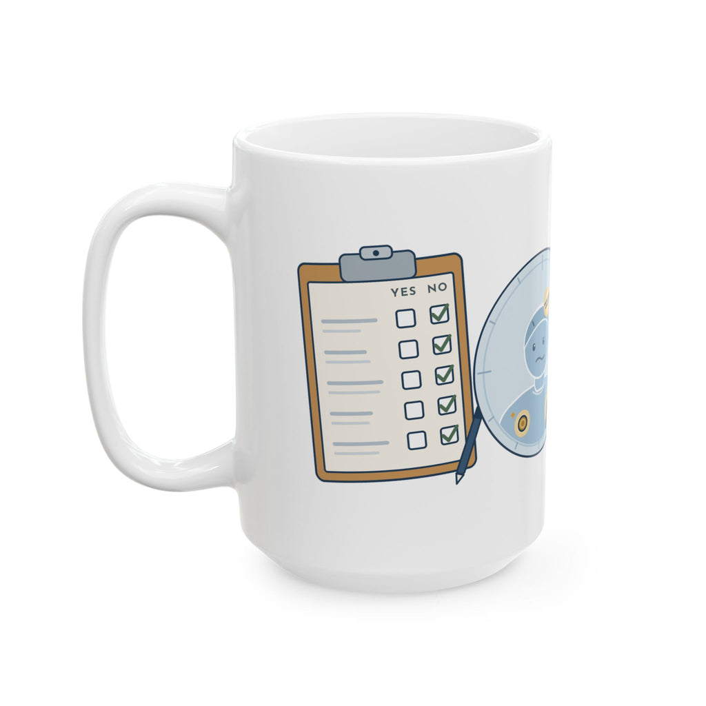 Large 15oz MRI Technologist Mug - Any Metal? Think Harder. Imaging Team Gift