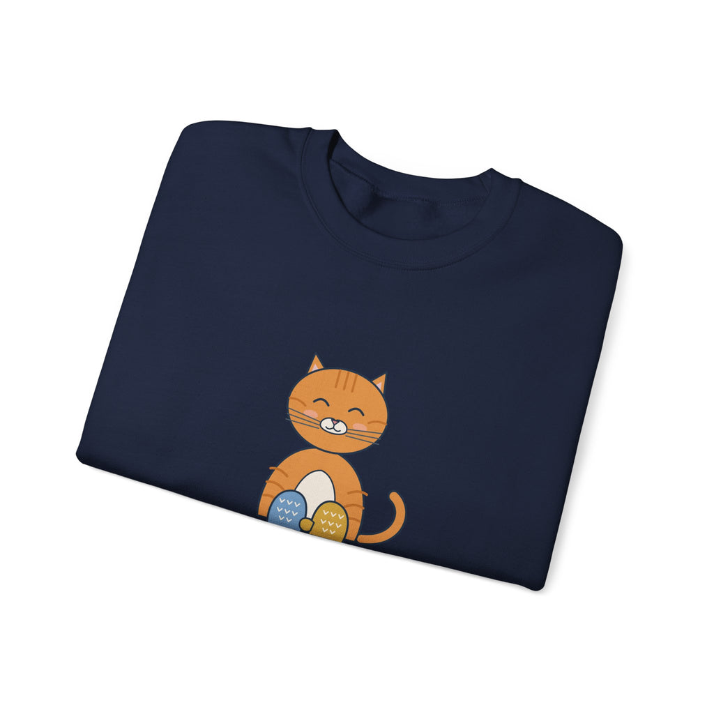 Polydactyl Cat Crewneck Sweatshirt - Born With Mittens Extra Toes Cat Gift