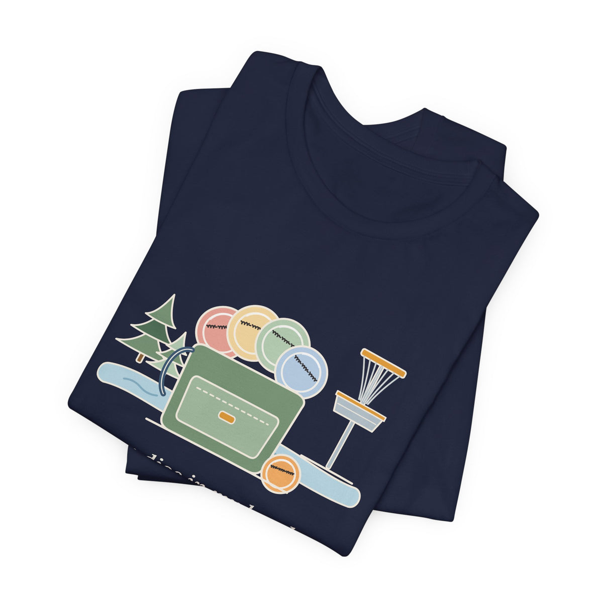 Disc Golf T-Shirt - Every Disc in My Bag Has My Phone Number on It. Funny Disc Golfer Tee