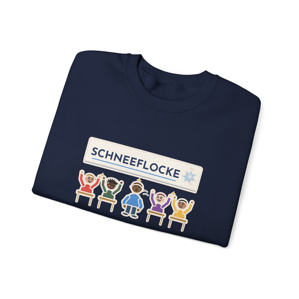 German Teacher Sweatshirt, Taught One Twelve-Letter Word, The Class Cheered When Somebody Finally Said It, Funny Whiteboard Win Crewneck