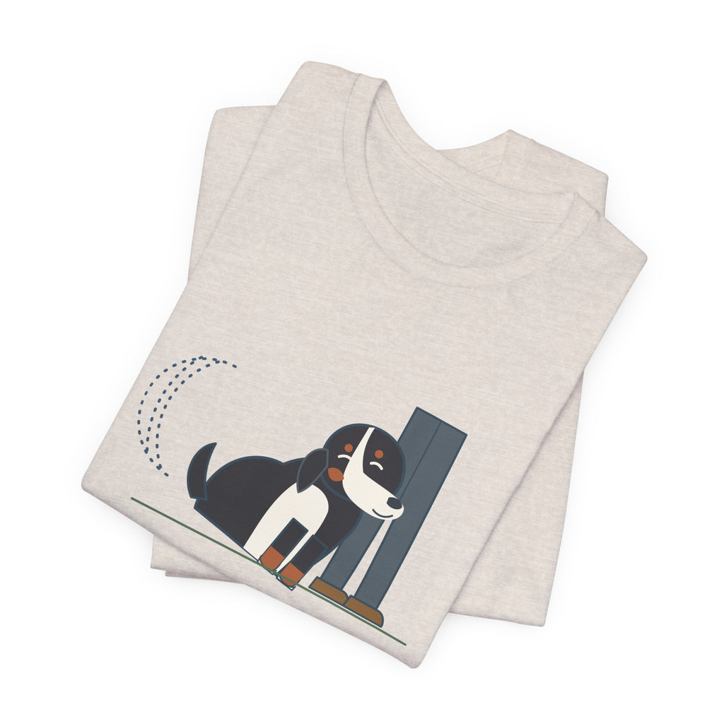 Bernese Mountain Dog T-Shirt - Lean Incoming Funny Berner Lean Tee