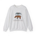 Bull Terrier Crewneck Sweatshirt - Trancing Under the Ferns Slow Motion Dog Lover Gift