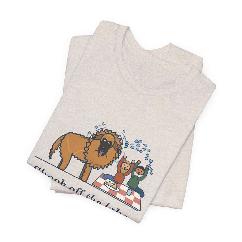 Leonberger T-Shirt - Shook Off the Lake Right Next to the Picnic Blanket