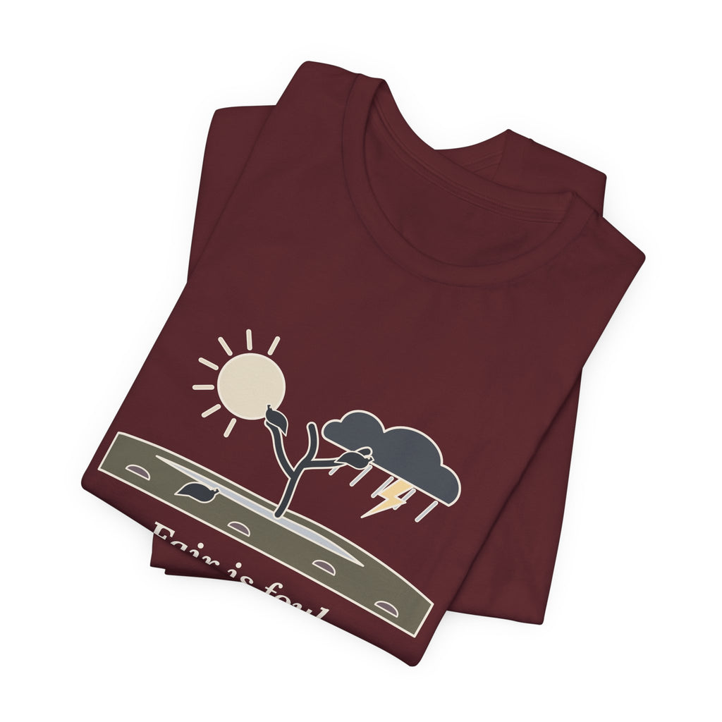 Shakespeare Quote T-Shirt, Fair Is Foul and Foul Is Fair, Gothic Twisted Heath Tree Tee