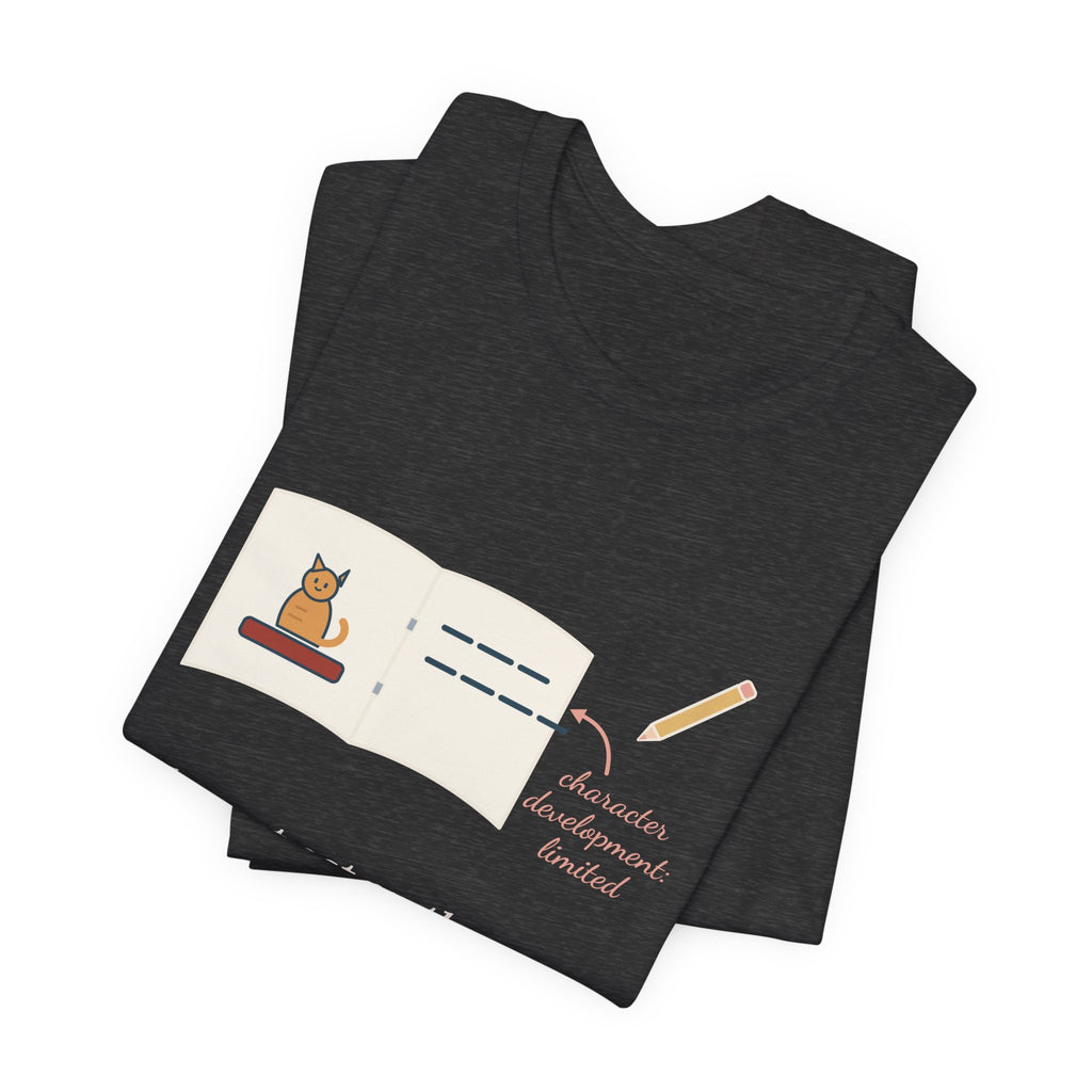 Reading Specialist T-Shirt - The Cat Sat on the Mat. That's the Whole Plot. Teacher Tee