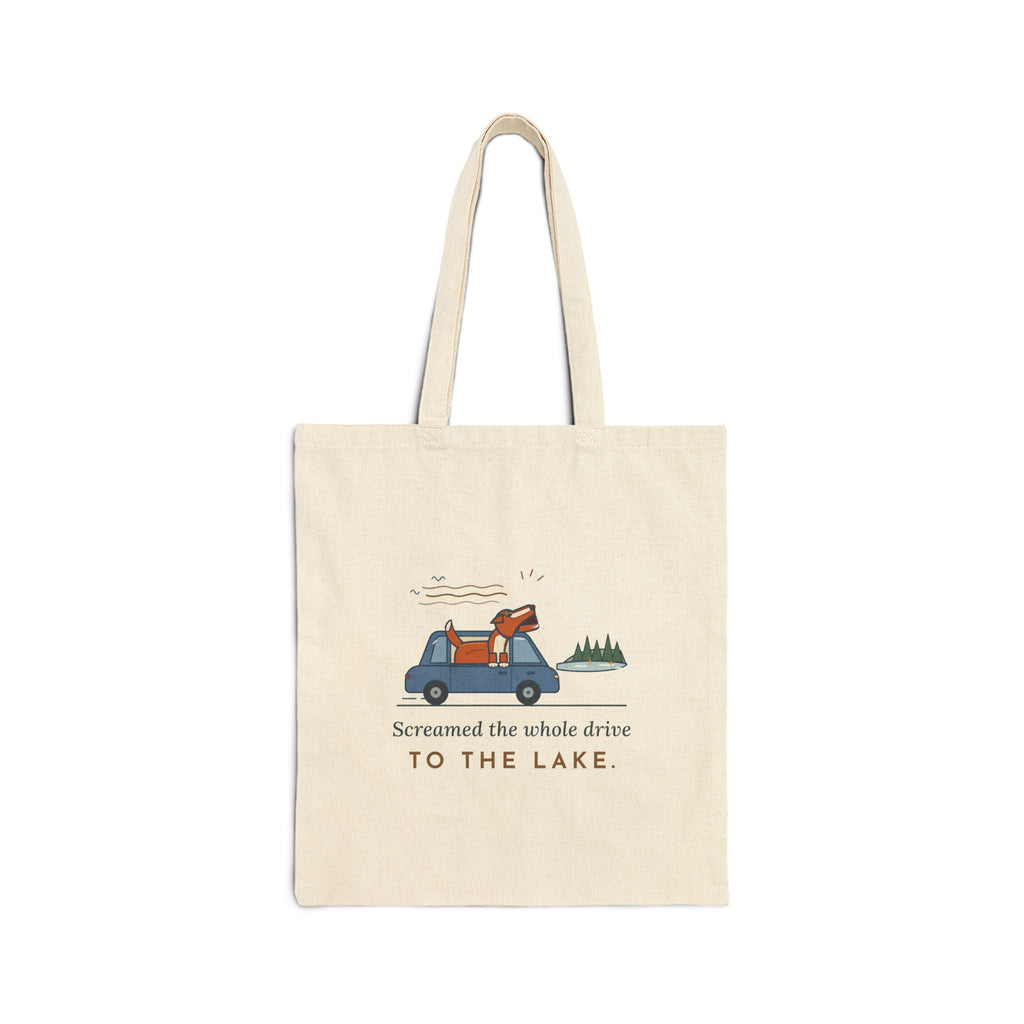 Nova Scotia Duck Tolling Retriever Tote Bag - The Whole Drive to the Lake