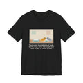 Funny Two Cats T-Shirt, Two Identical Beds, Both Cram into the Same One and Glare, Bed Standoff Tee
