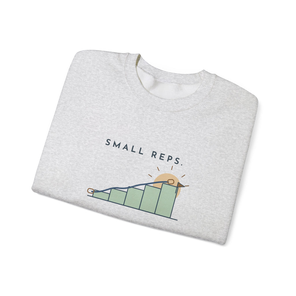Physical Therapist and OT Crewneck Sweatshirt - Small Reps, Big Comebacks Gift