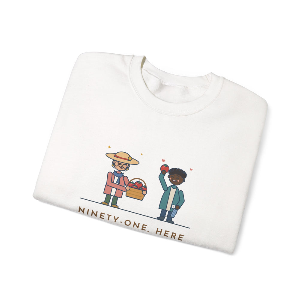 Geriatric Primary Care Nurse Crewneck Sweatshirt - Checkup Day Garden Tomatoes Gift