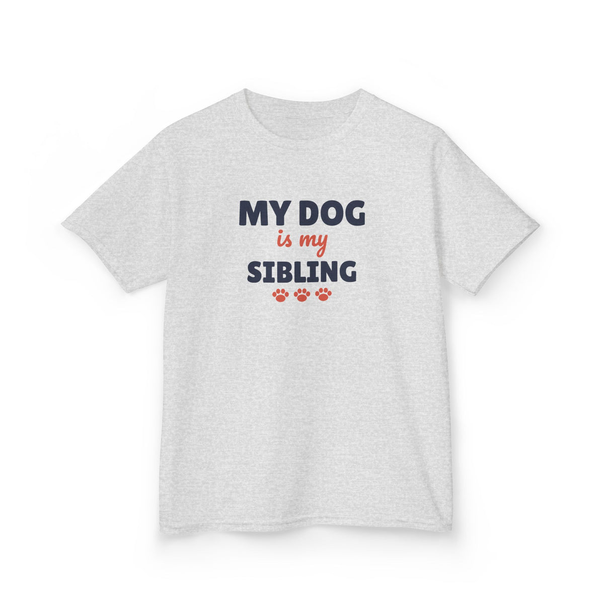 My Dog Is My Sibling Youth T-Shirt, Dog Lover Kids Shirt