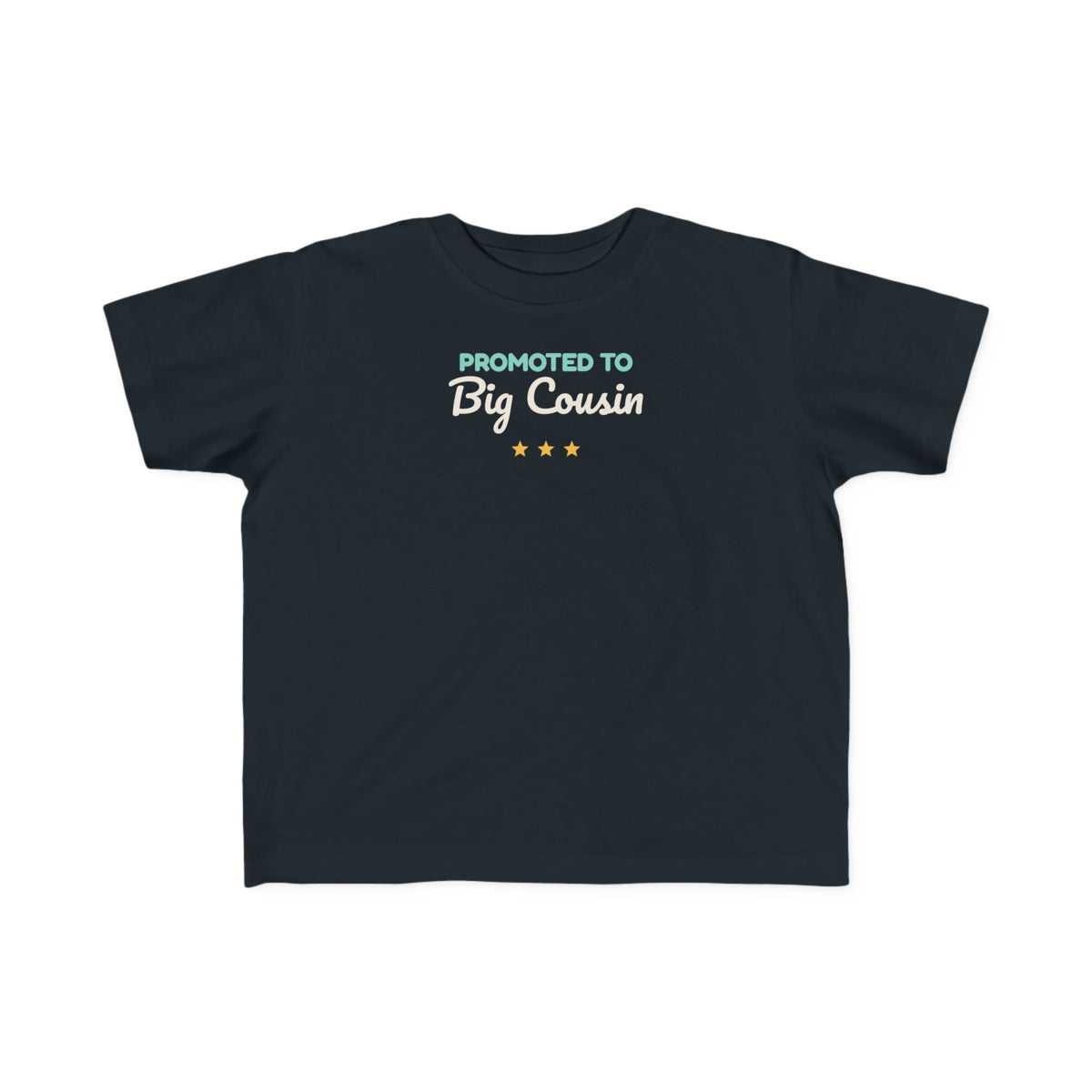 Promoted to Big Cousin Toddler T-Shirt, Cousin Announcement Tee
