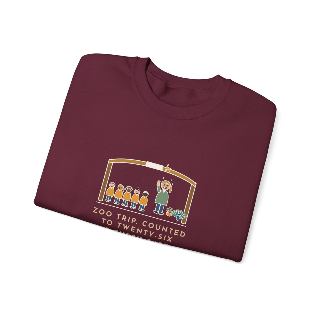 Field Trip Crewneck Sweatshirt - Counted Twenty-Five Once and Aged a Year