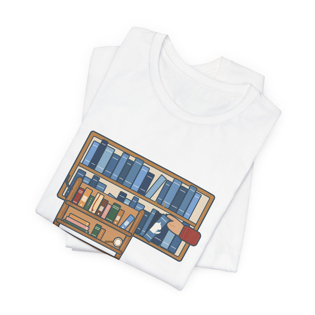 School Librarian T-Shirt - A Blue Book About a Dog. I'm On It. Funny Library Tee