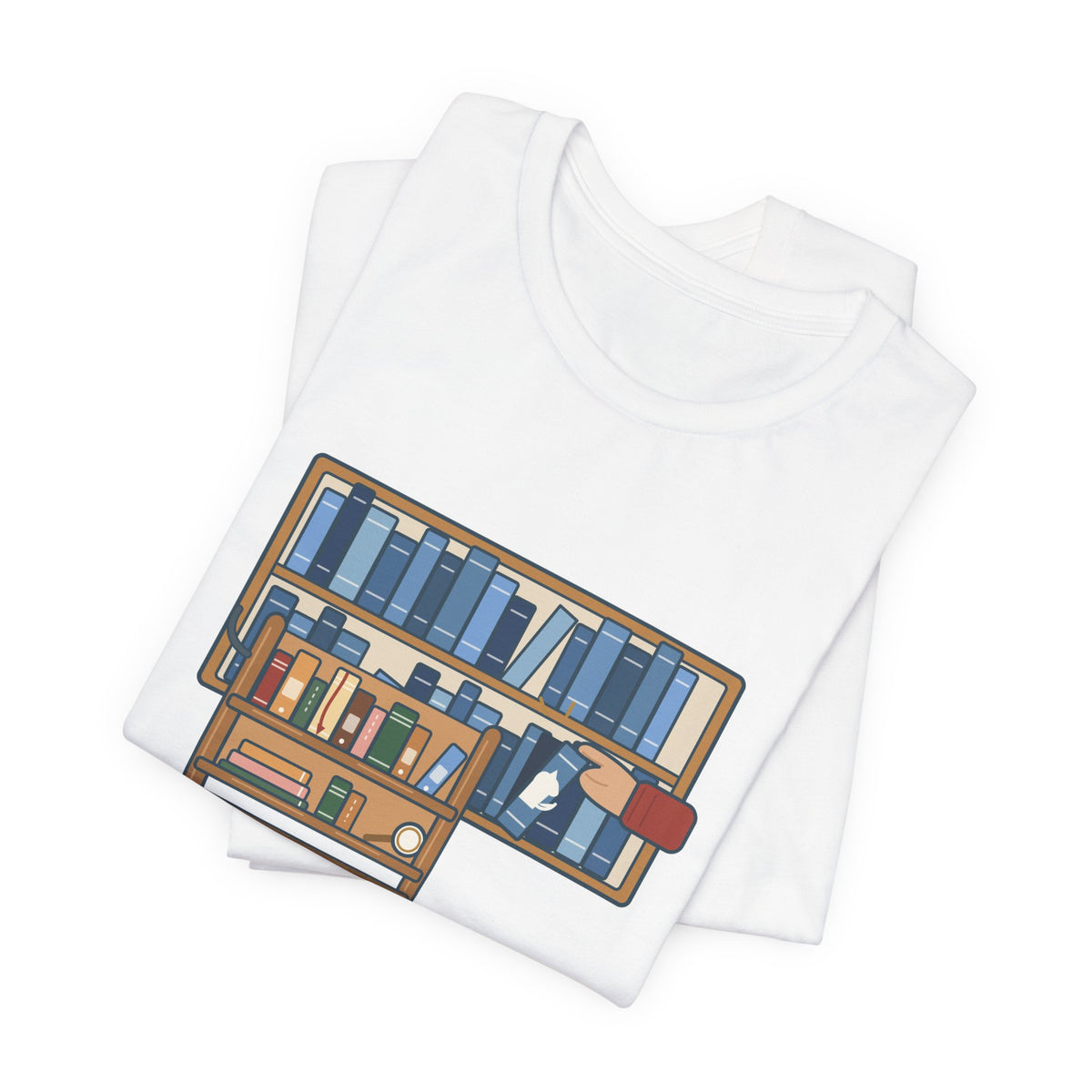 School Librarian T-Shirt - A Blue Book About a Dog. I'm On It. Funny Library Tee