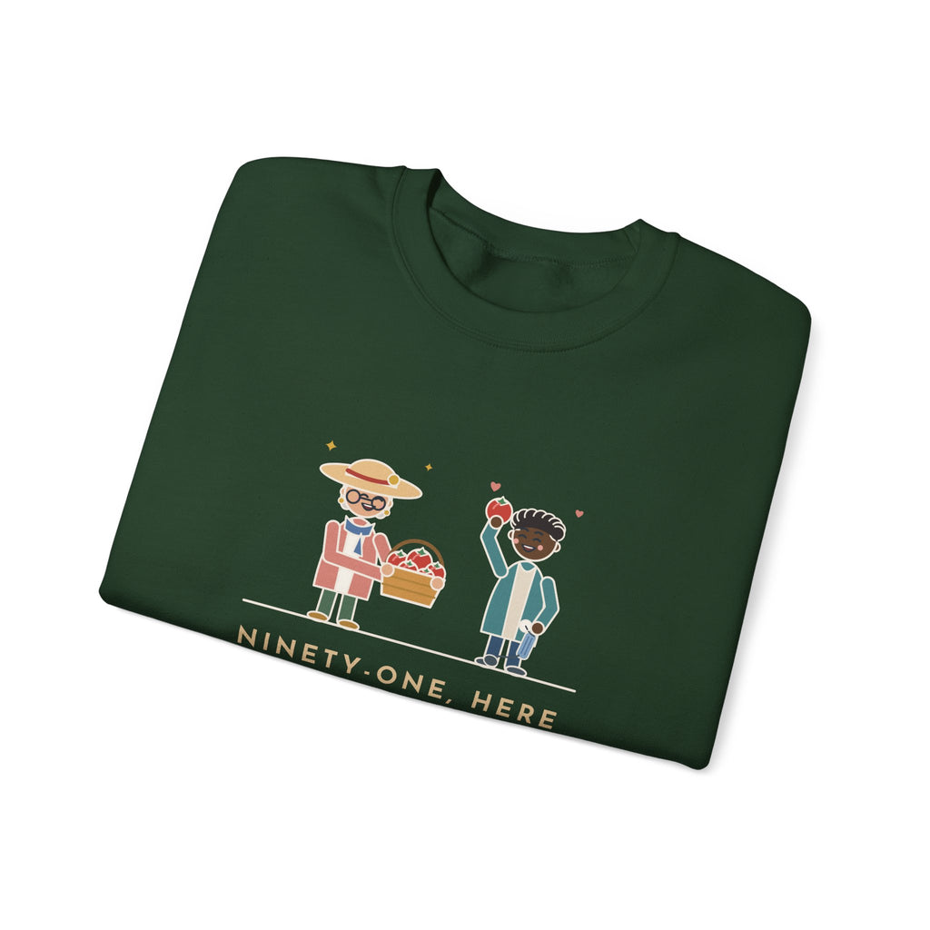 Geriatric Primary Care Nurse Crewneck Sweatshirt - Checkup Day Garden Tomatoes Gift