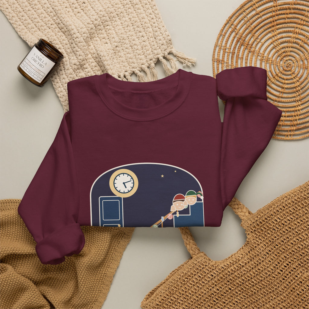 Christmas Morning Crewneck Sweatshirt - Christmas Starts at Six. Not 5:12.