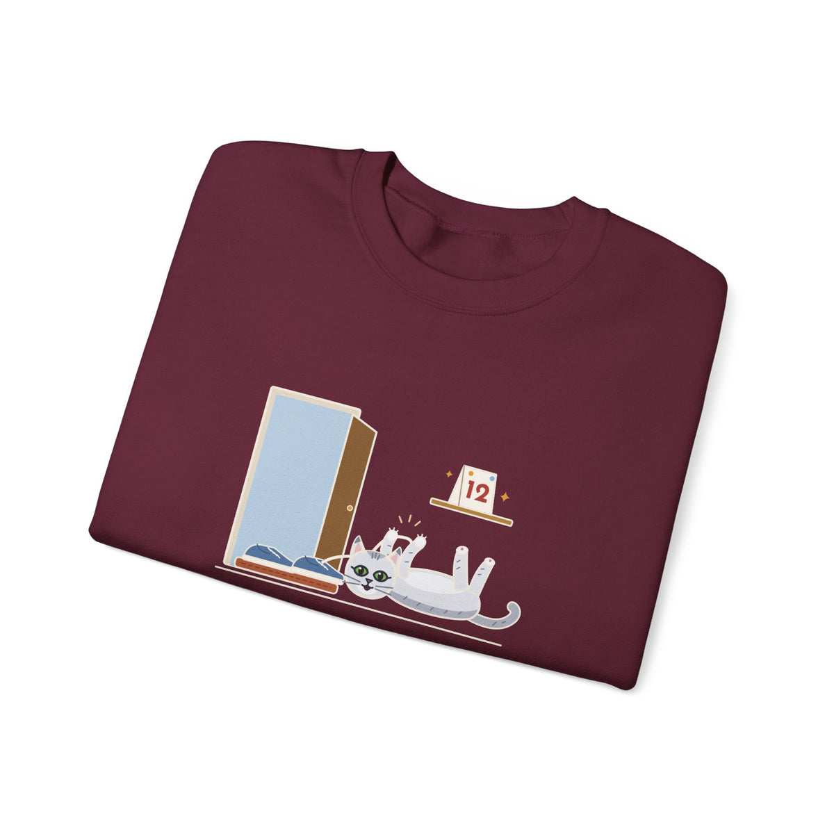 Burmilla Crewneck Sweatshirt - Twelve and Still Pouncing on Shoelaces Cat Owner Gift