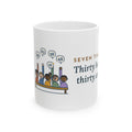 4th Grade Teacher Coffee Mug 11oz - Seven Times Eight. Thirty Hands Up, Thirty Answers.