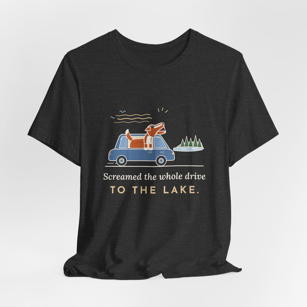 Nova Scotia Duck Tolling Retriever T-Shirt - Screamed the Whole Drive to the Lake