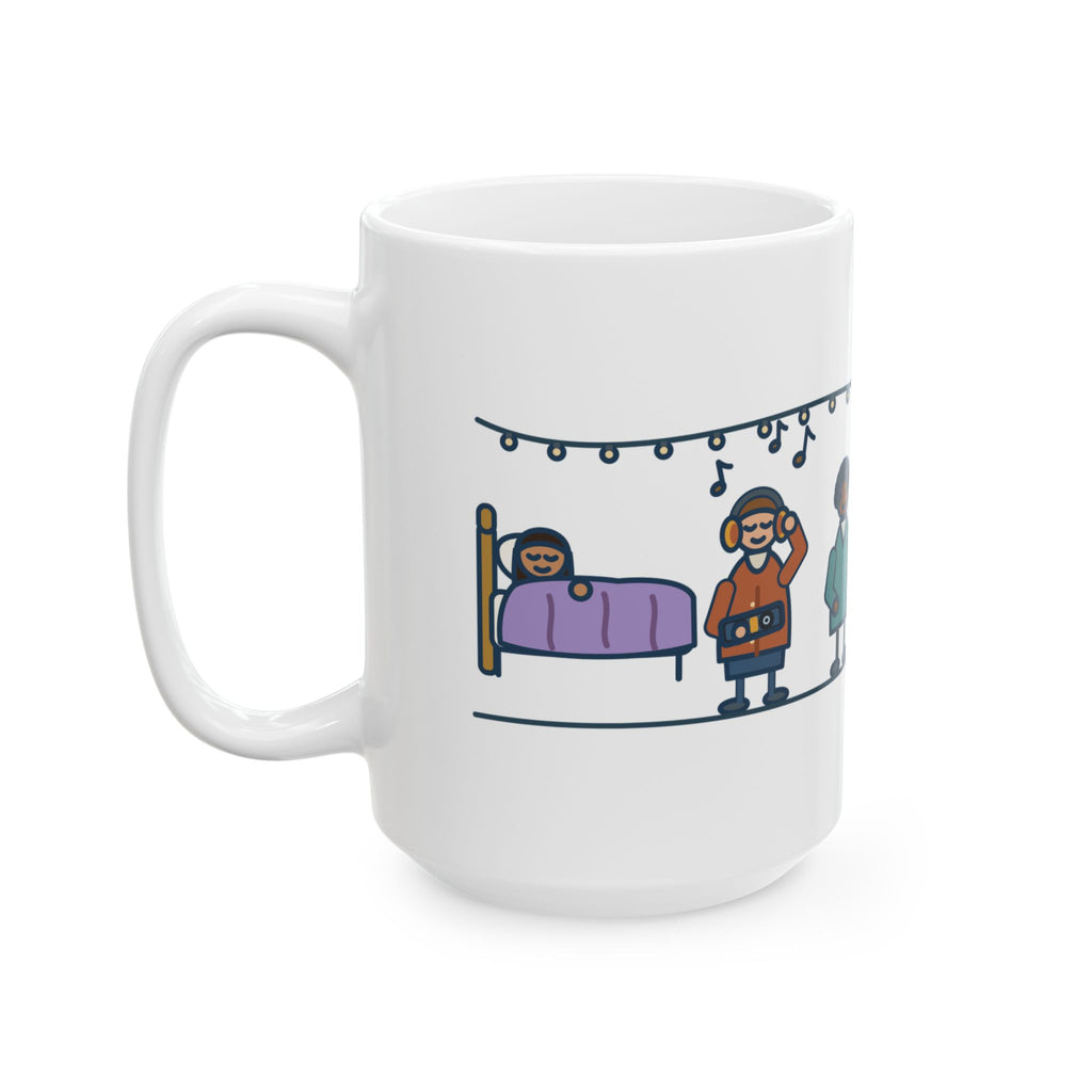 Large 15oz Certified Nurse-Midwife Mug - Birth Plan Playlist Partner DJ Midwife Gift
