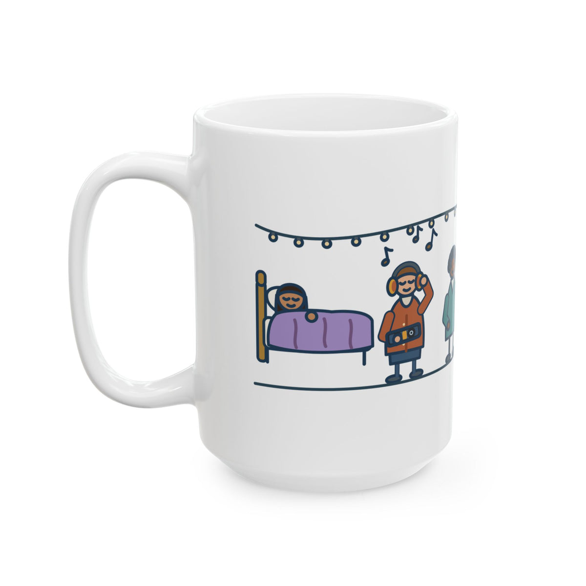 Large 15oz Certified Nurse-Midwife Mug - Birth Plan Playlist Partner DJ Midwife Gift