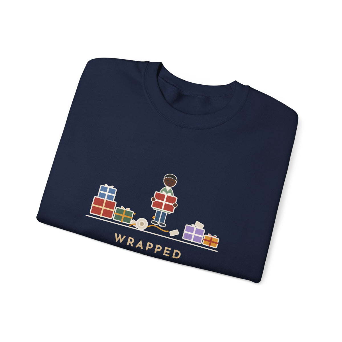 Funny Christmas Crewneck Sweatshirt - The Tape Was Under the Last Gift