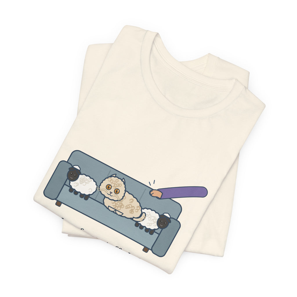 Selkirk Rex Cat T-Shirt - Mistaken for a Stuffed Sheep Twice This Week