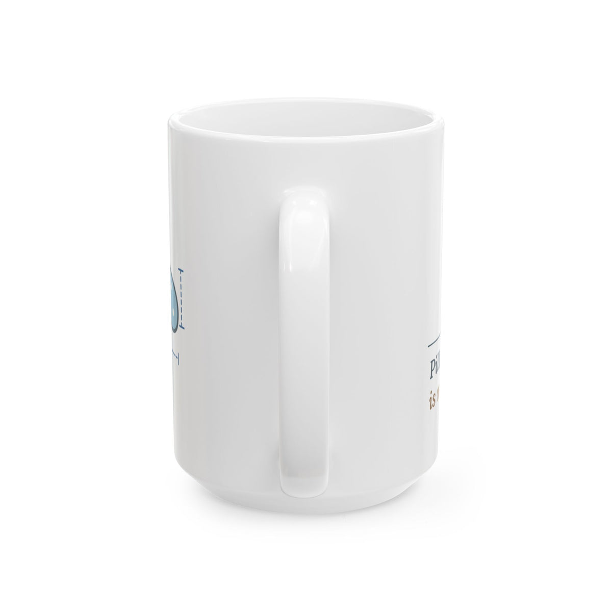 Large 15oz Lactation Consultant Mug - Pillow Placement Blueprint Rocking Chair Design