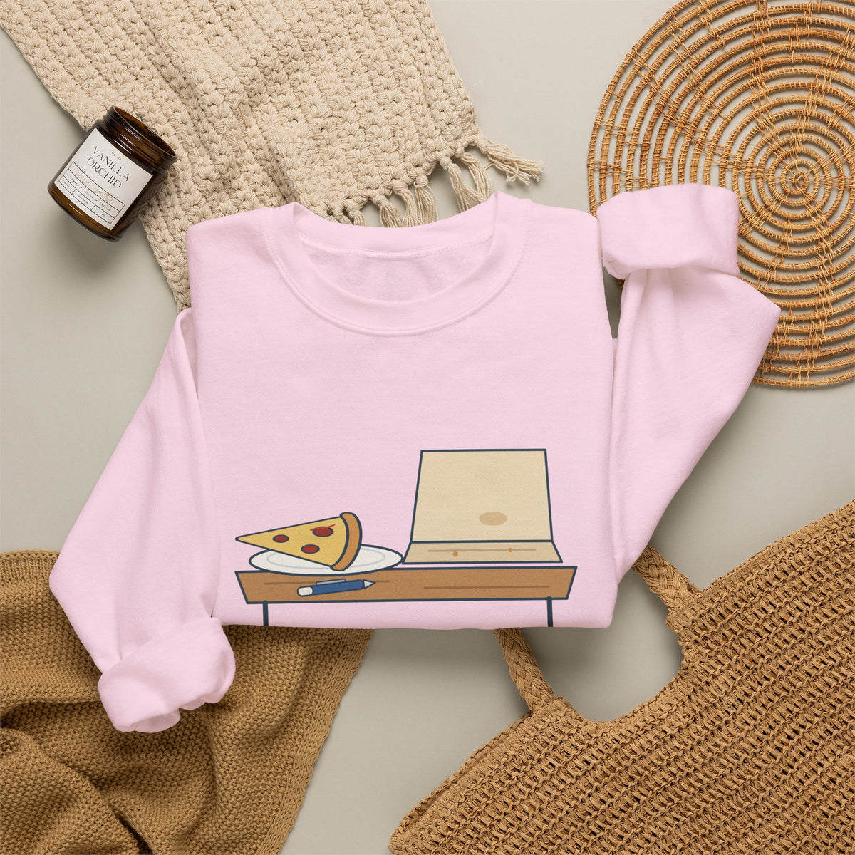 Nurses Week Crewneck Sweatshirt - Nurses Week Swag: One Pen, One Cold Slice.