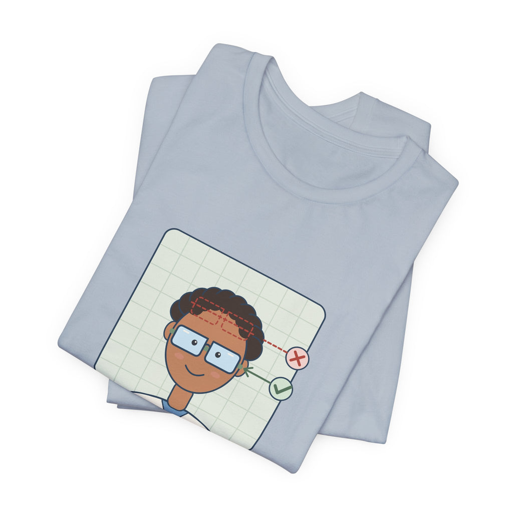 Science Teacher T-Shirt - Goggles Go on Your Eyes, Not Your Forehead Lab Teacher Tee